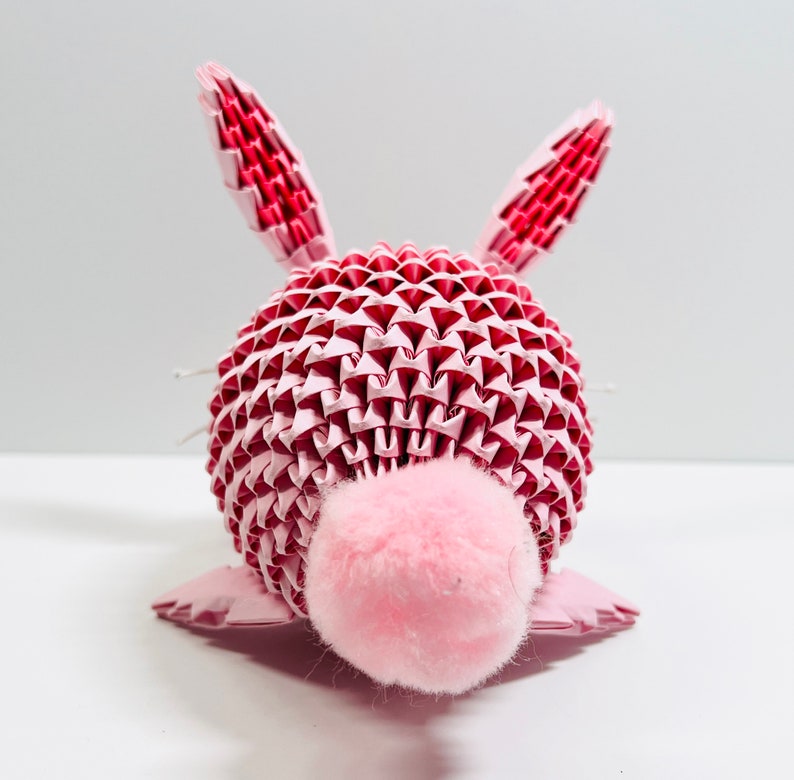 3d Origami Rabbit Handmade 3D Origami Art Animal - Rabbit - Etsy