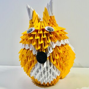 Handmade 3D Origami Animal - Fox