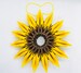 3D Origami Ornament - Sunflower 