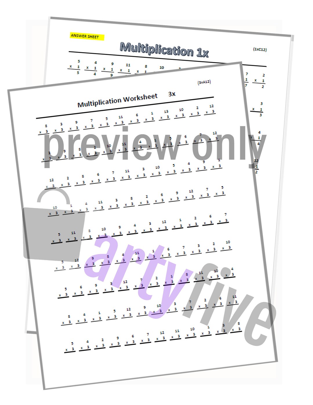 multiplication-worksheets-from-1x-9x-9-pages-2-practice-etsy