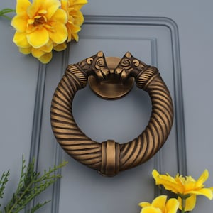 Brass Horse Door Knocker: Unique Front Door Decor