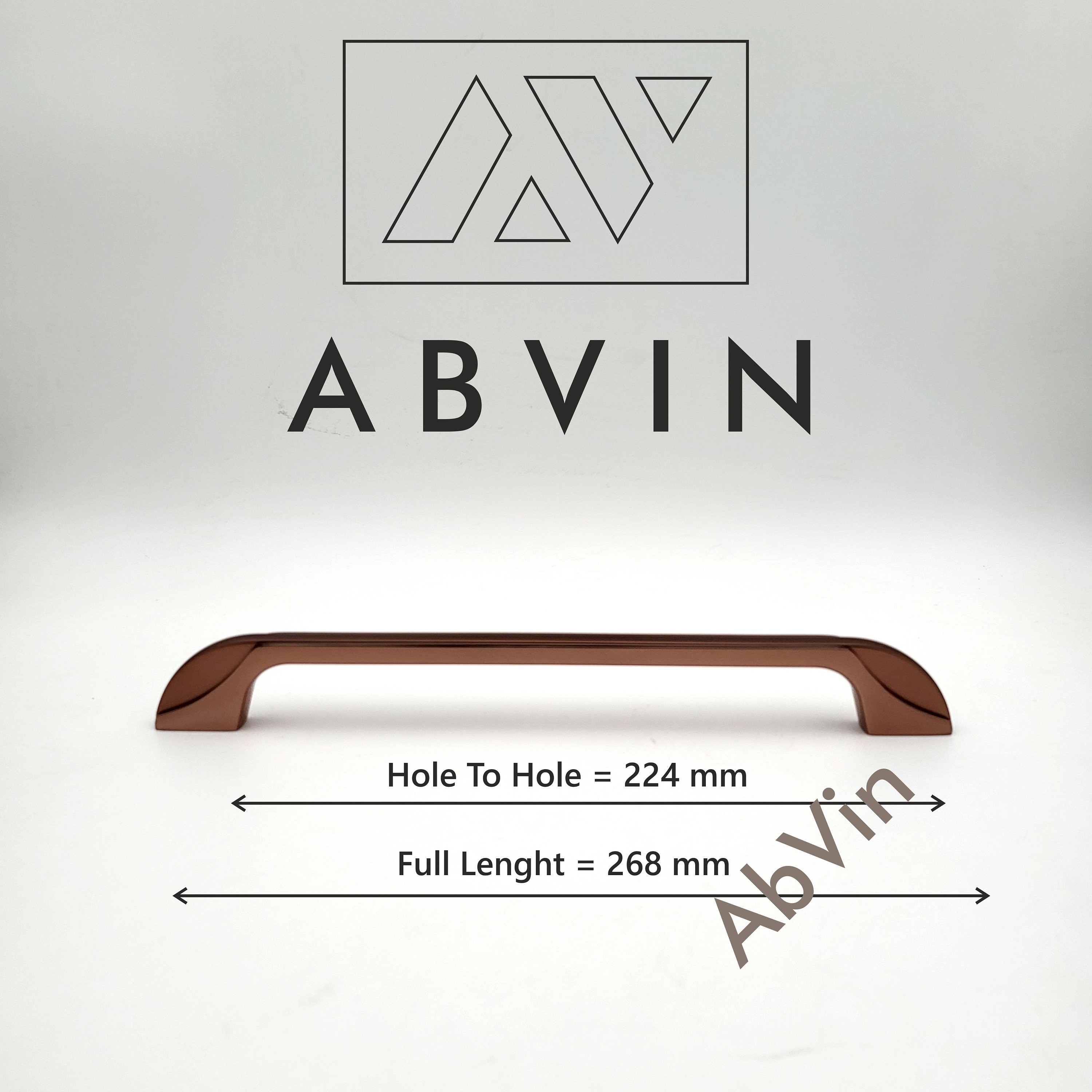 Handles Pulls Cabinet Drawer Copper Finish Modern Rose Gold Etsy