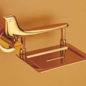 Sparrow Puro Ottone PVD ORO Accessori Bagno Portasapone, porta carta igienica, porta asciugamani, ganci, dispenser sapone