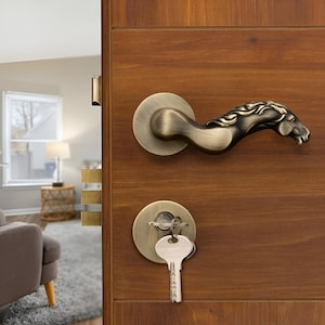 Horse Mortise Lock for Door | Bedroom Living Room and Main Door Lock - 1 set