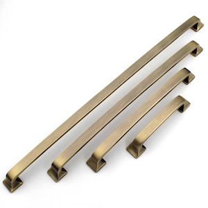 Antique Brass Cabinet Pull Handle: Kitchen Cupboard Hardware