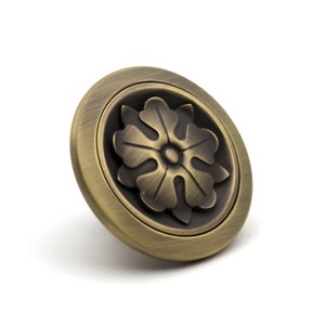Premium Round Flower knob Drawer Knobs Pulls Handles Dresser Knob Cabinet Knobs Kitchen Knobs