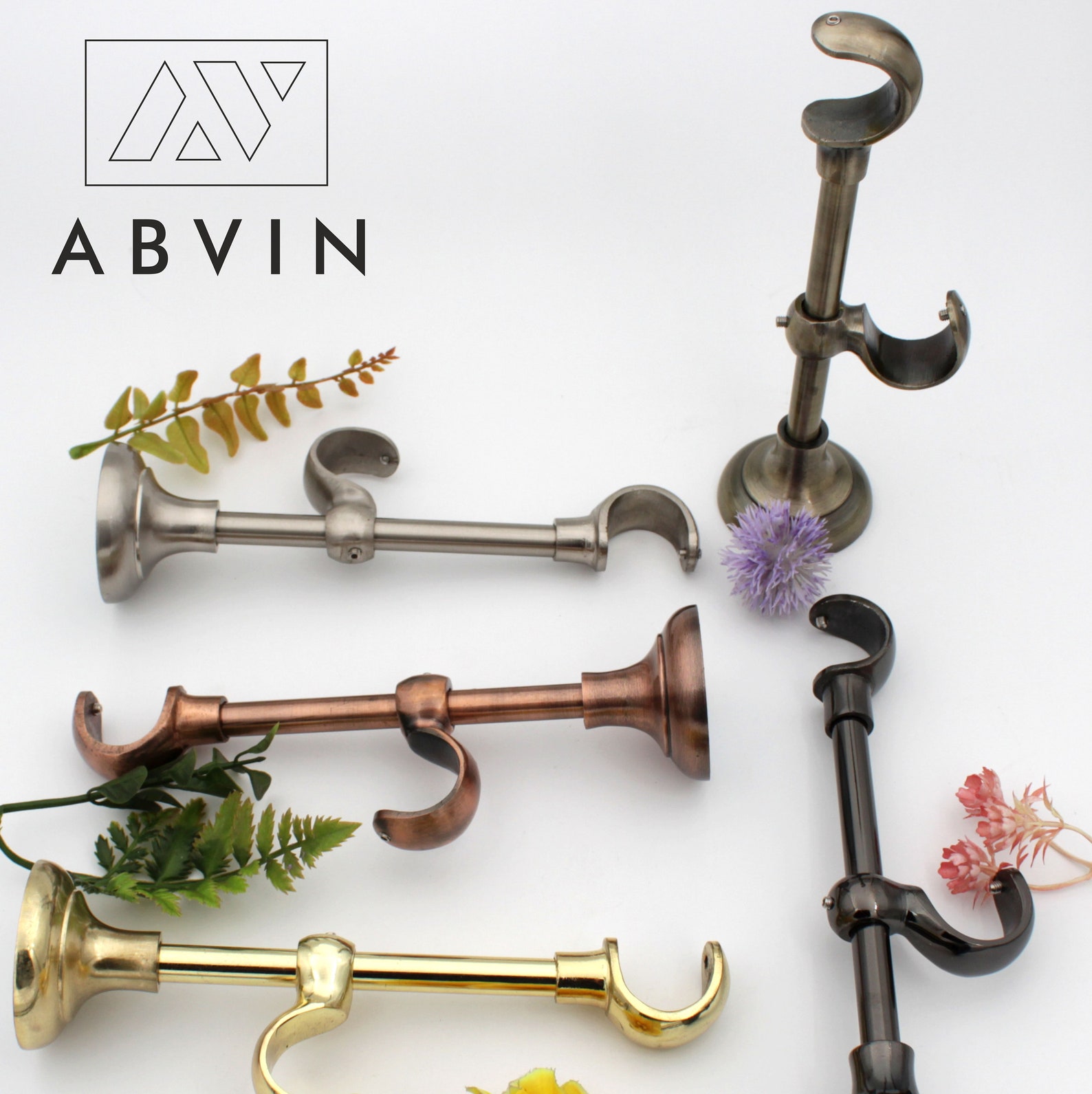 Designer Heavy Supports Window Finials (for Rod 1 Inch) - Etsy