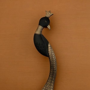 Peacock Antique Door Handle: Main Door Hardware (300mm)
