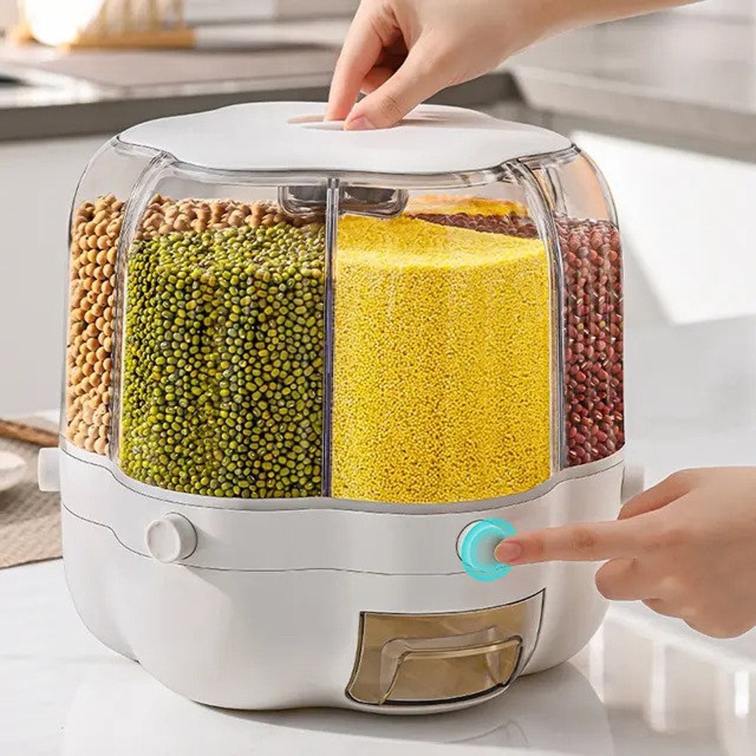 6 Grid Grains Dispenser 12.5 Kg Large Grain Dispenser Etsy