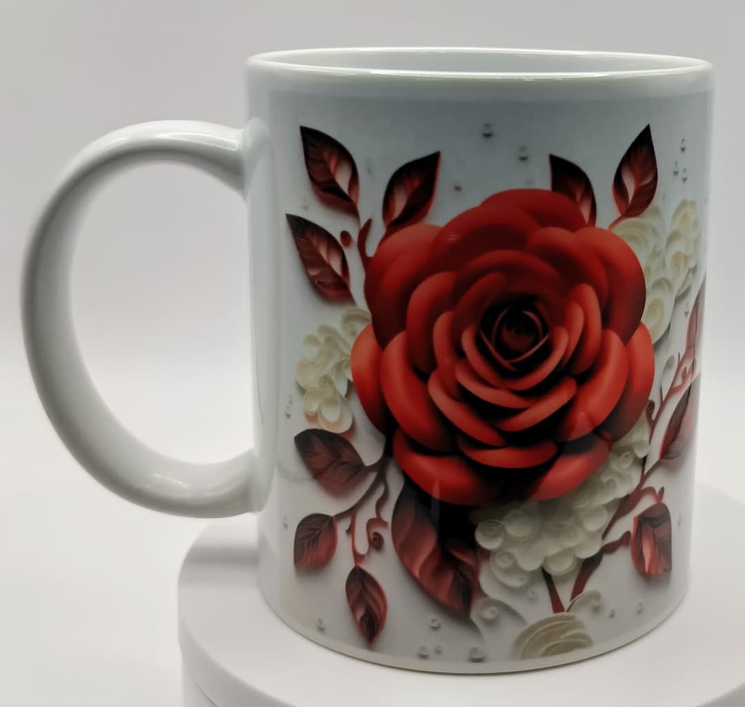 Personalized 3d Mug, 3d Design, Handmade Mug, Gift Mug, Coffee Mug ...