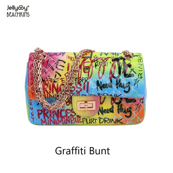 Jelly Beachkin Handbag Graffiti -  Finland