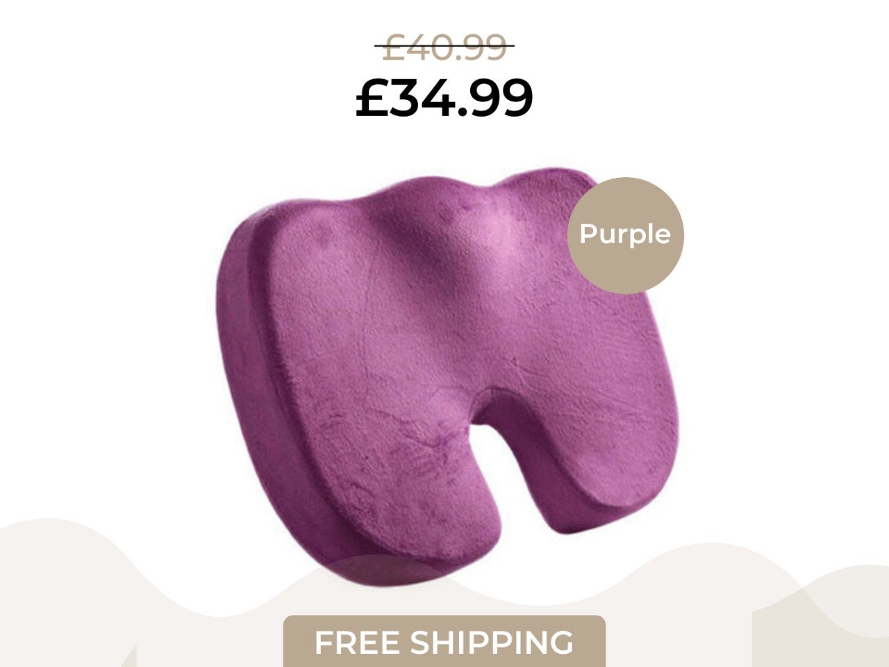 Coccyx Pillow / Coccyx Cushion Tailbone Pillow / Tailbone Cusion for