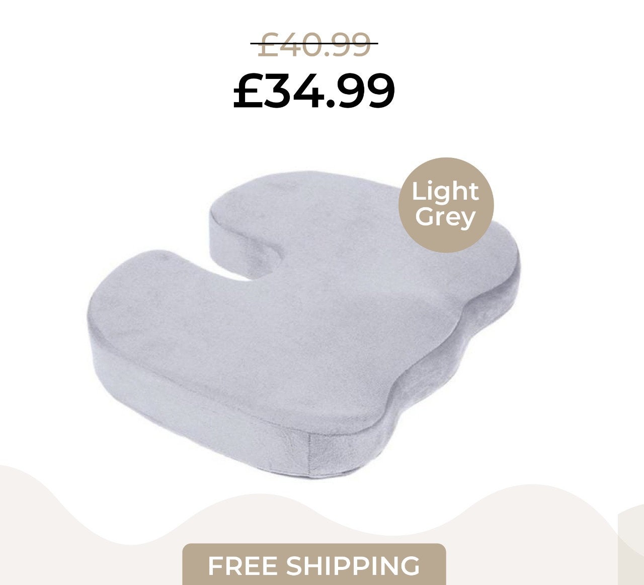 Coccyx Pillow / Coccyx Cushion Tailbone Pillow / Tailbone Cusion for