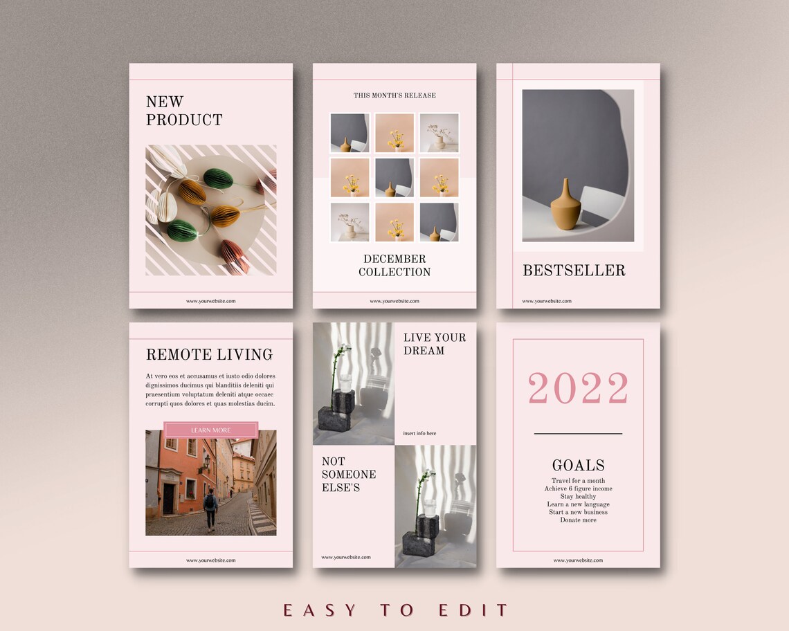 30 Pinterest Pin-Vorlagen | Canva Vorlagen | Minimalistisch Pinterest ...