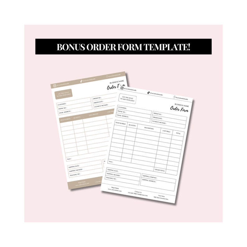 Line Sheet Template | Wholesale Line Sheet | Fashion Catalog Template ...