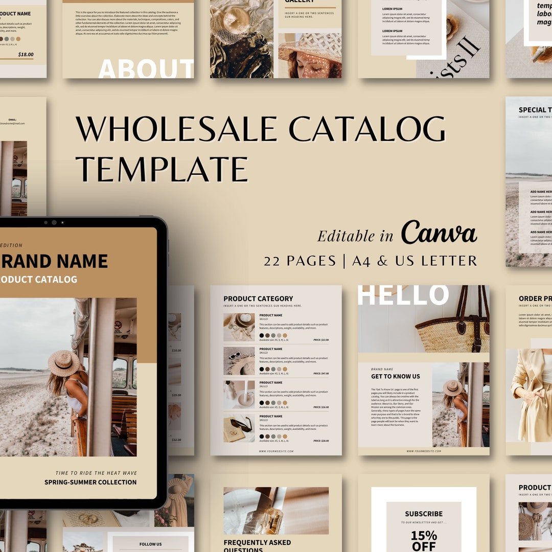 Catalog Template Product Catalog Template Catalogue Template