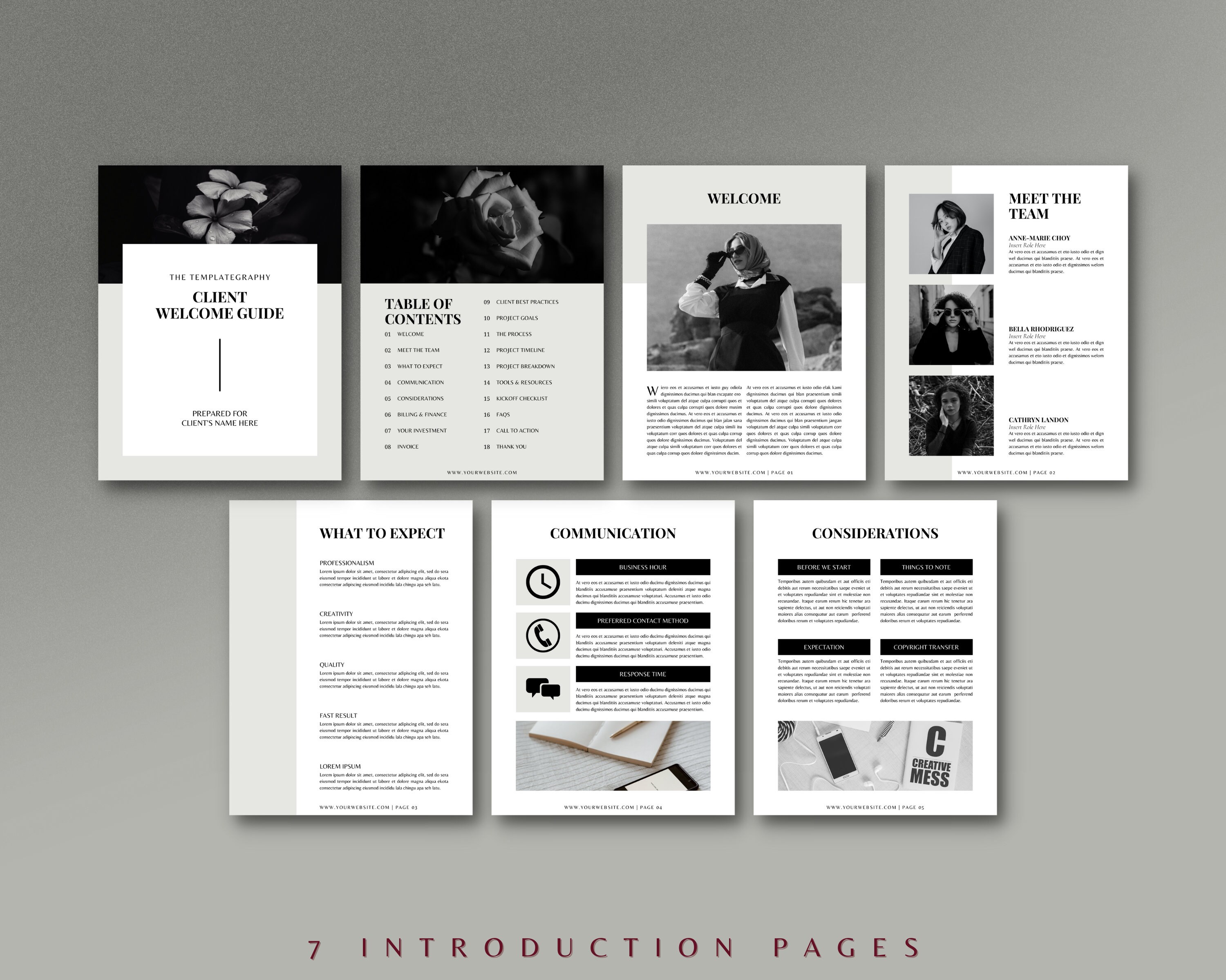 Client Welcome Pack Template | Welcome Packet Template | Client Guide ...