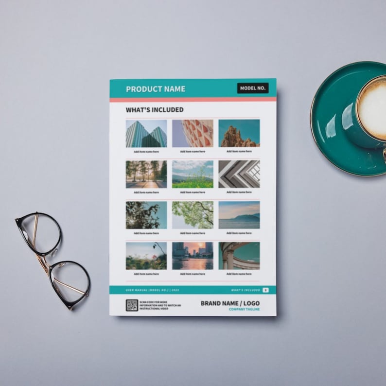 User Manual Template Product Instruction Manual Template User Guide