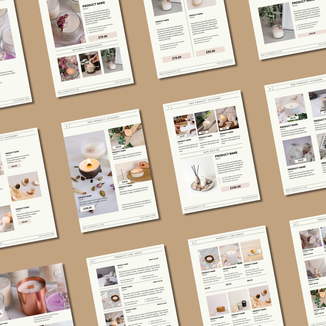 Line Sheet Template Product Catalog Template Wholesale Line Sheet