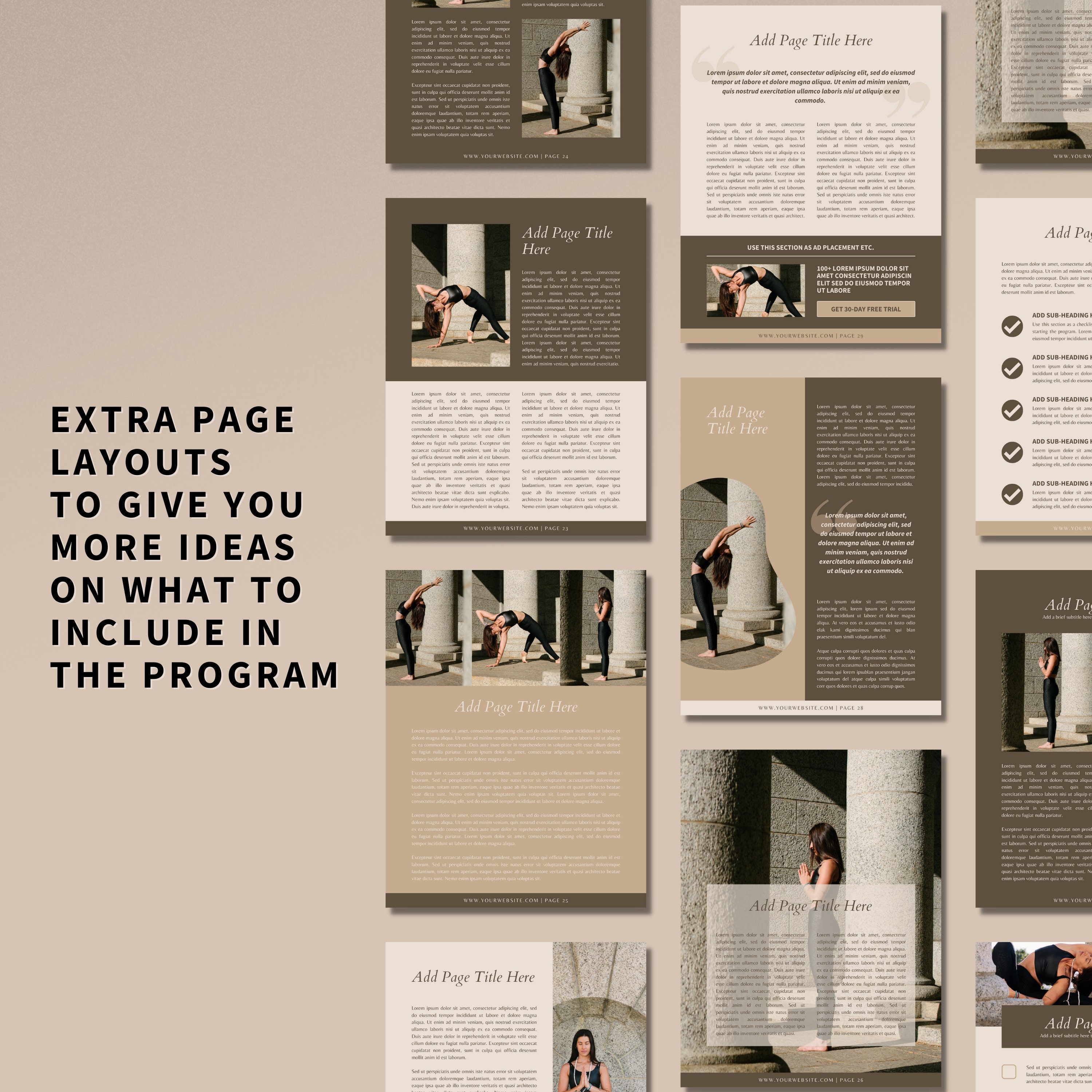 fitness-program-template-fitness-and-nutrition-ebook-etsy