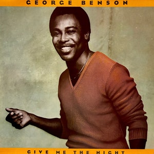 GEORGE BENSON, Give Me The Night LP, Inner Sleeve with Words to Songs, signed by George Benson. Listened to and  no defects noted.