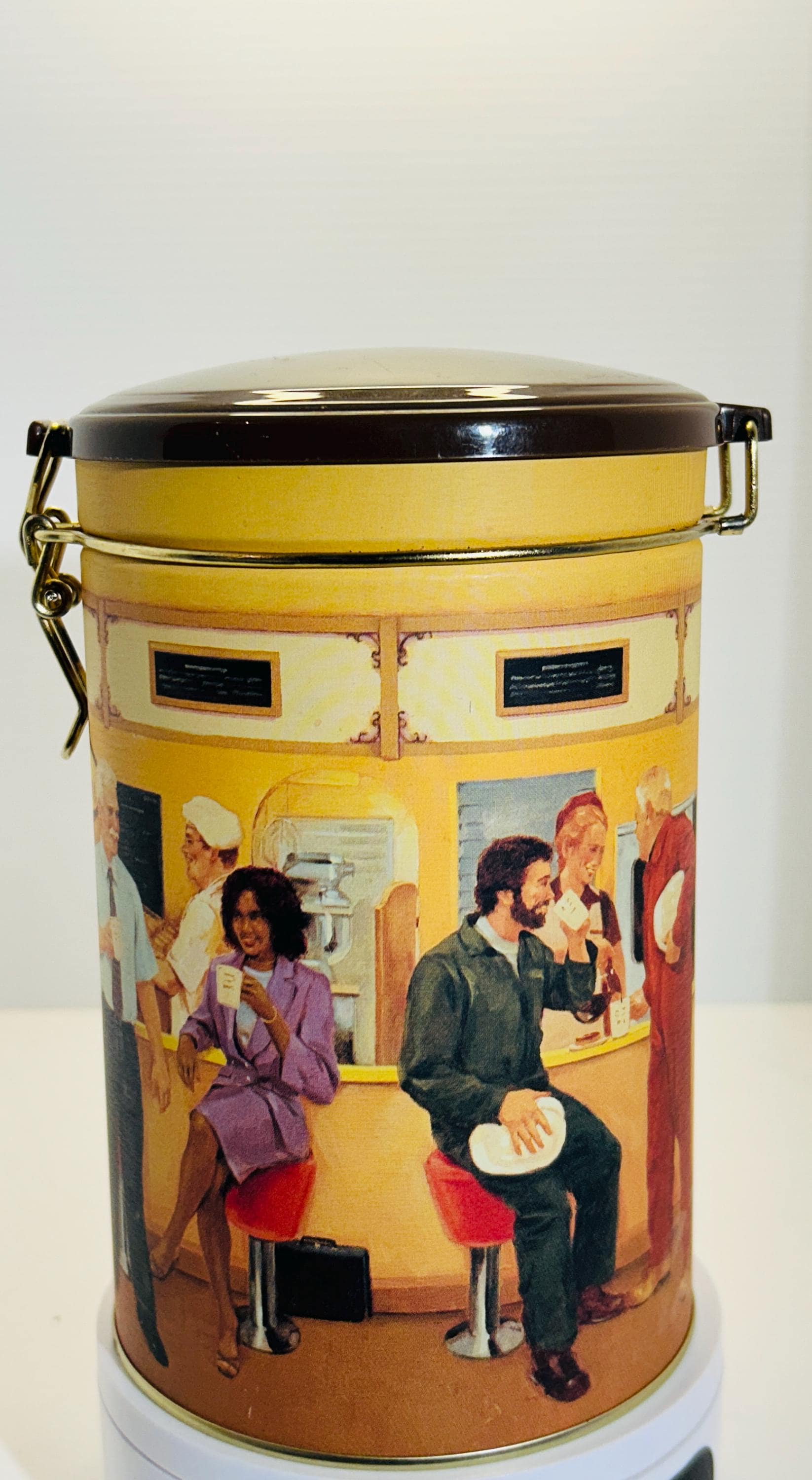 cavendish カントリーカントリー雑貨　made in USA Superb Hignett's Cavalier 1lb Tobacco Tin c1886 in Antique Tins その他
