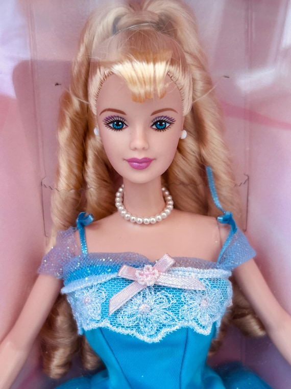 birthday wishes black barbie blue dress 2000s Doll From 2000 Barbie delivers a sweet message of Happy Birthday Birthday Wishes Barbie Doll African