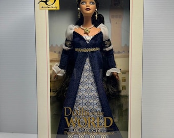 Muñeca Barbie Princesa del Renacimiento Vintage aniversario NRFB