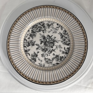 Vintage Royal Doulton Salad Plate: Studio Provence Floral Design (8.75 inch)