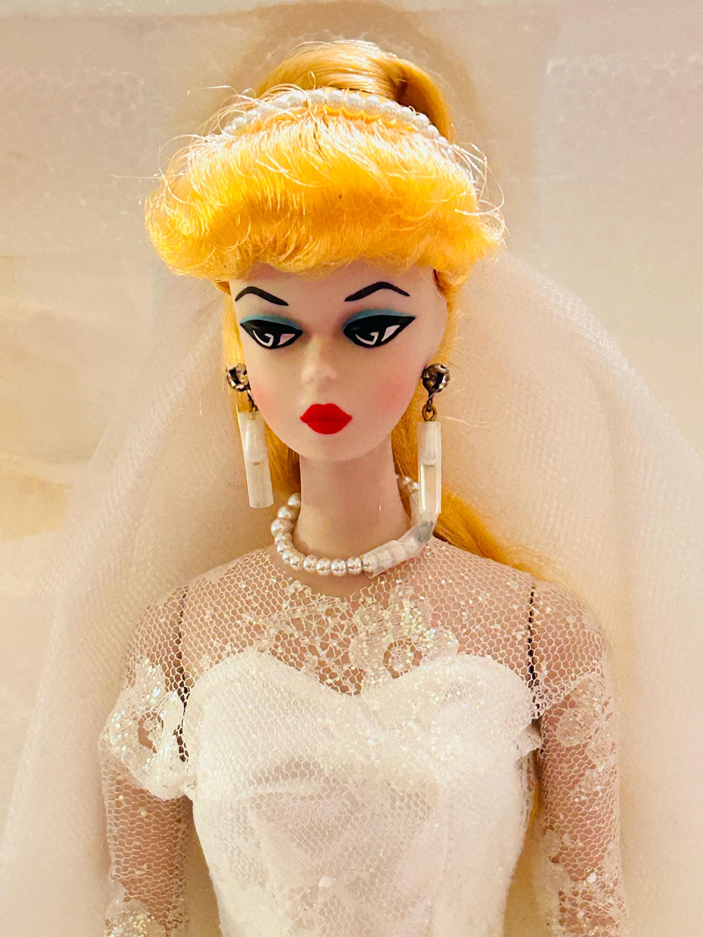Vintage Barbie Wedding Party Porcelain 1959 Collection Doll 1989