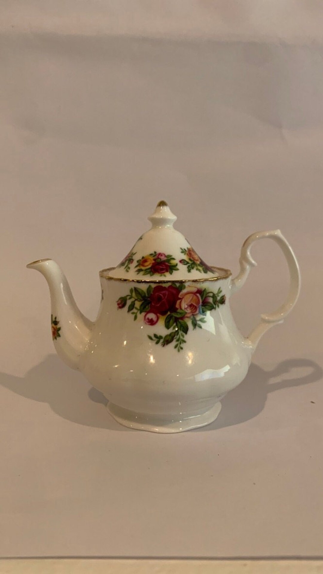Royal Albert Miniature Teapot Ornamental Teapot Doll House Etsy