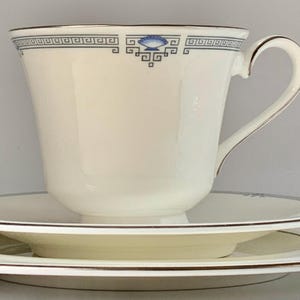 ROYAL DOULTON Woodward Teacup and Saucer and Salad Plate, excellent condition