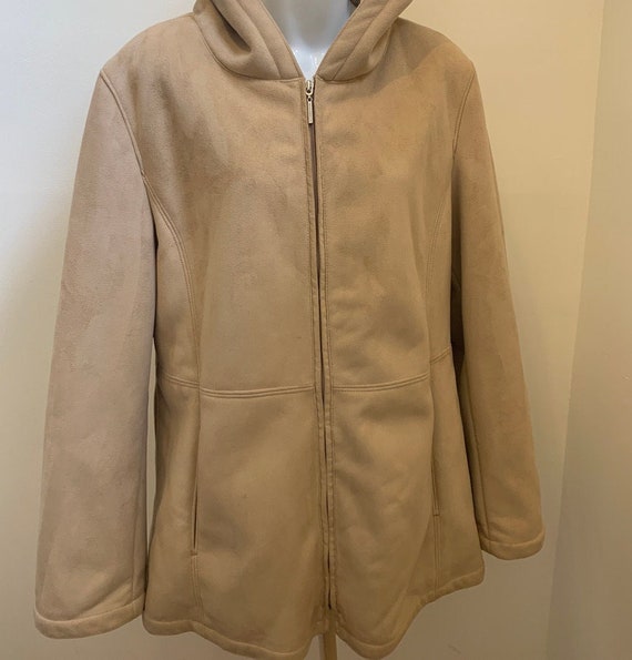 Size XL Ladies Coat weatherproof Garment Company . Faux Suede