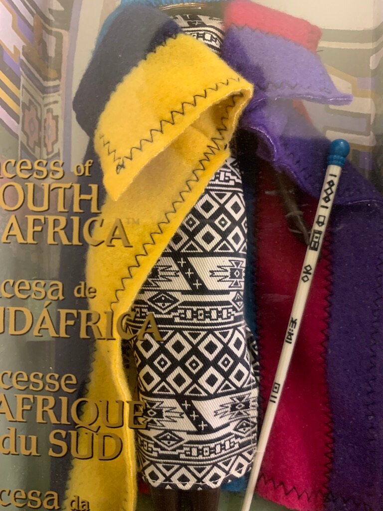 Barbie, Princess of South Africa, New in Box , NRFB. Mattel 2002, the Dolls of the World, the