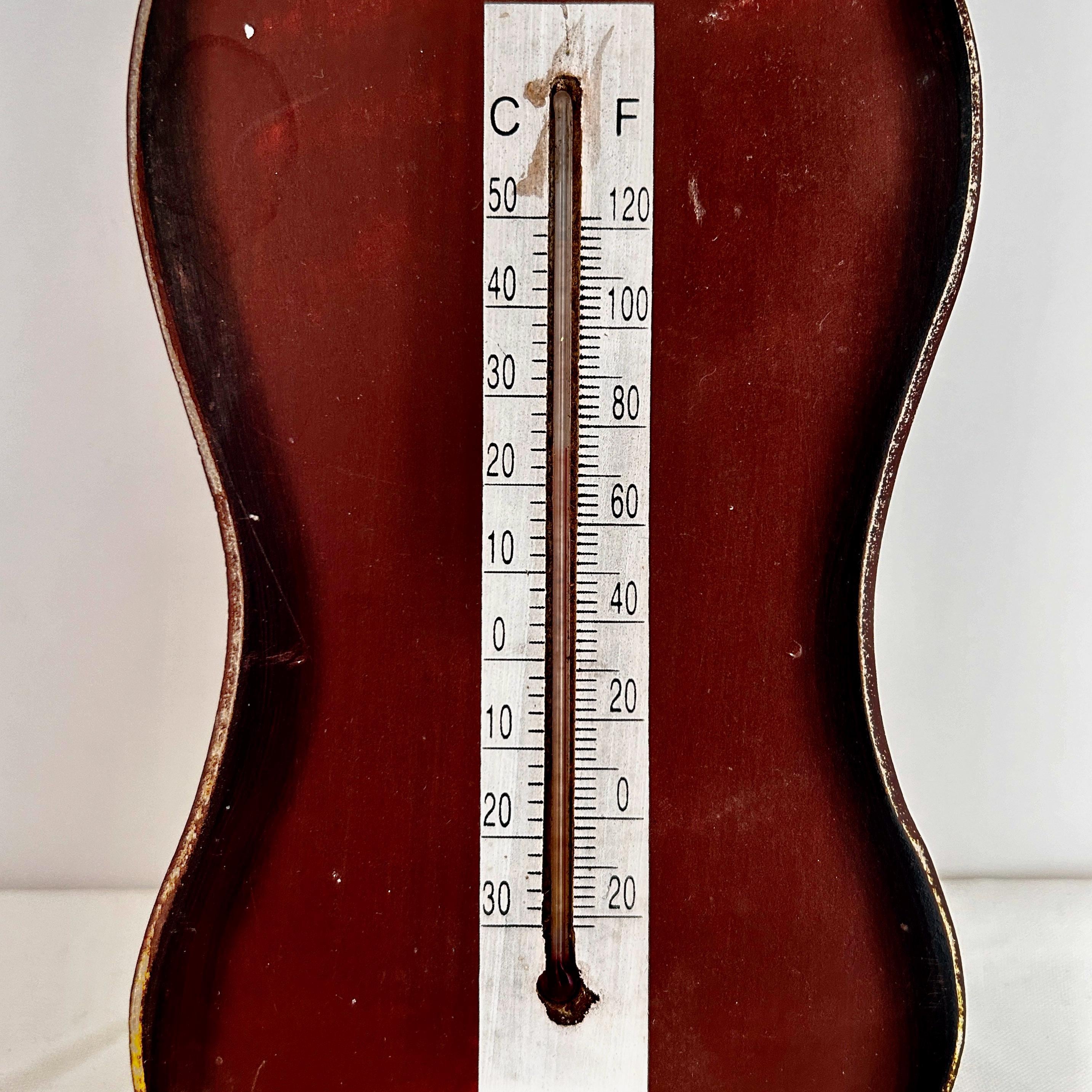 ヴィンテージのコカコーラボトル木製温度計：コレクターズアイテムの