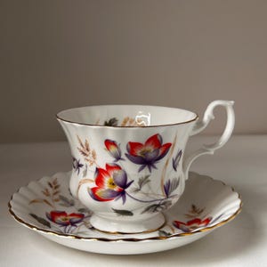 Royal Albert Teacup and Saucer Bone China Made in England