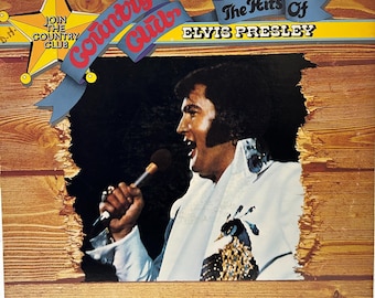 The Hits of Elvis Presley Vinyl Record - Vintage Rock LP