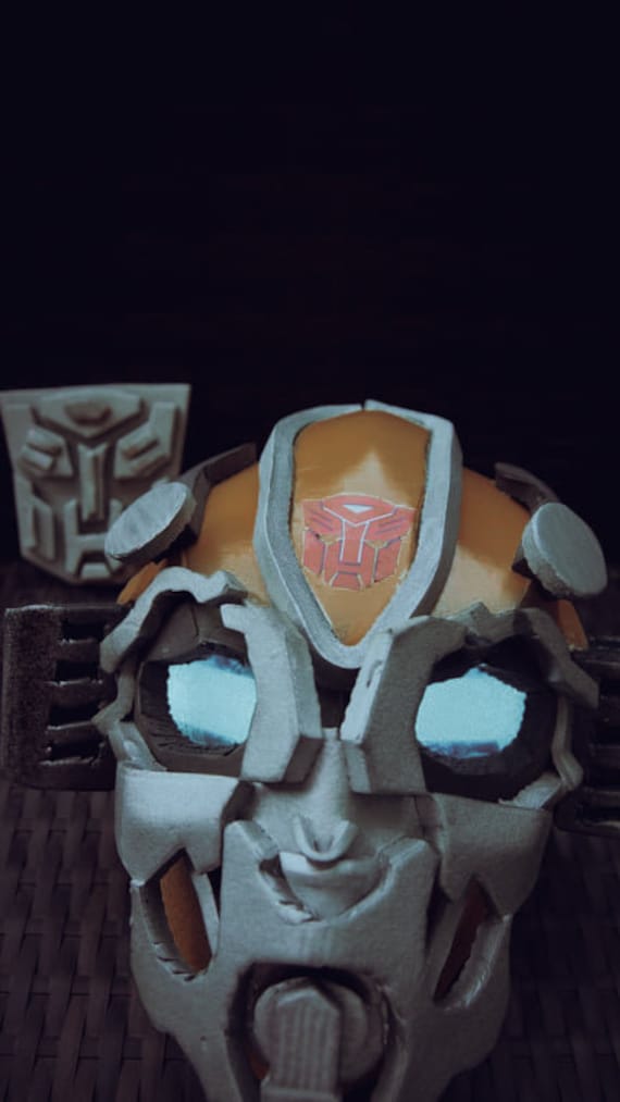 Transformers Bumblebee Mask Template