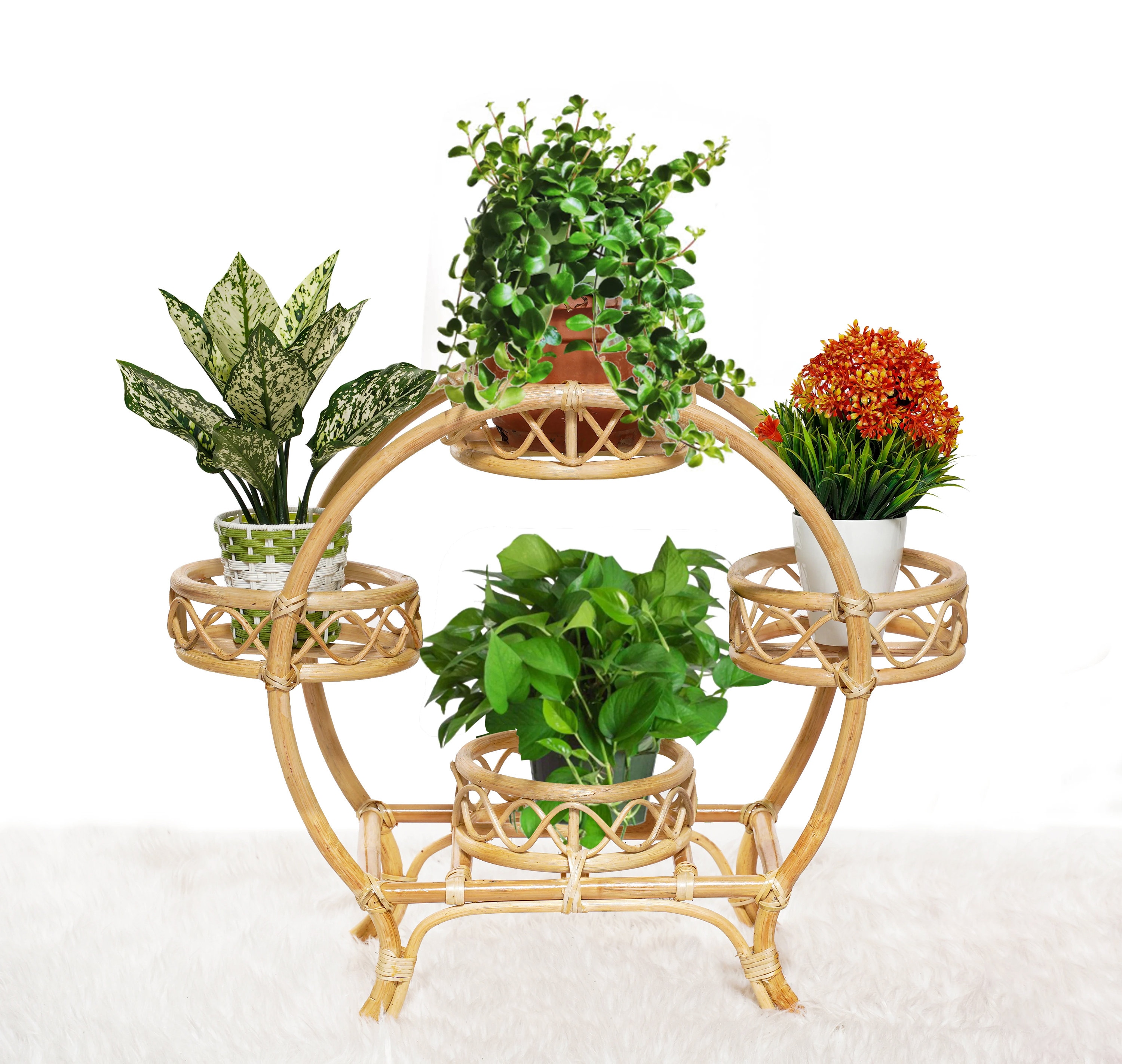 Bamboo Plant Stand Wood Stand for Plants Rattan Plant Etsy Australia