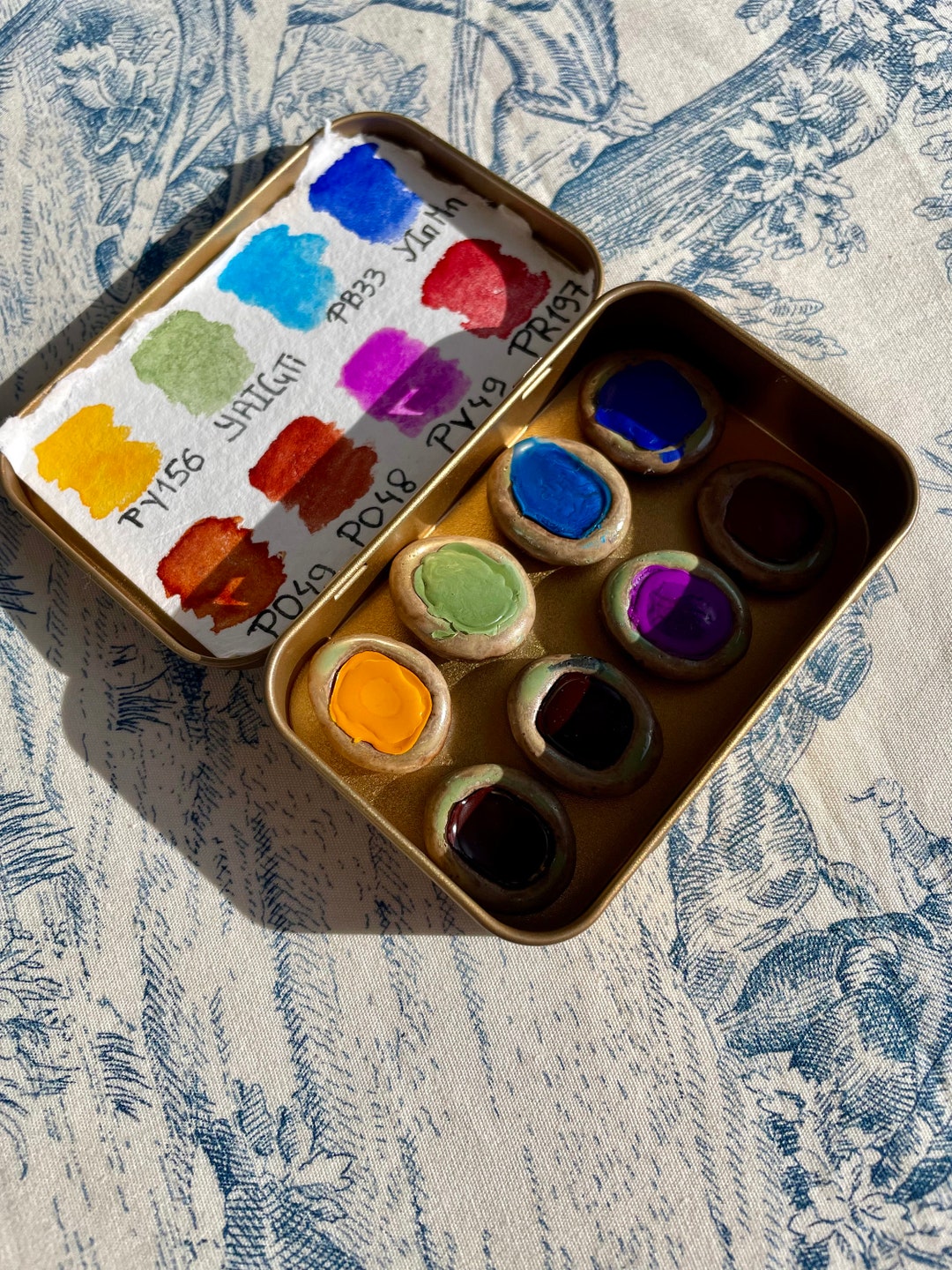Handmade Watercolor SET Rare & Extinct Colors, Artisan Made