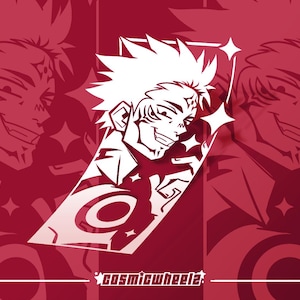 JJK YUJI ITADORI Anime decal | car decal | anime slaps | jujutsu kaizen