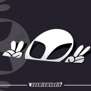 ALIEN PEEKER   | Vinyl Decals | jdm decals