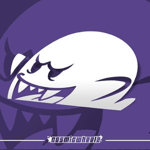 BOO GHOST PEEKER | Vinyl Decal | Jdm sticker |