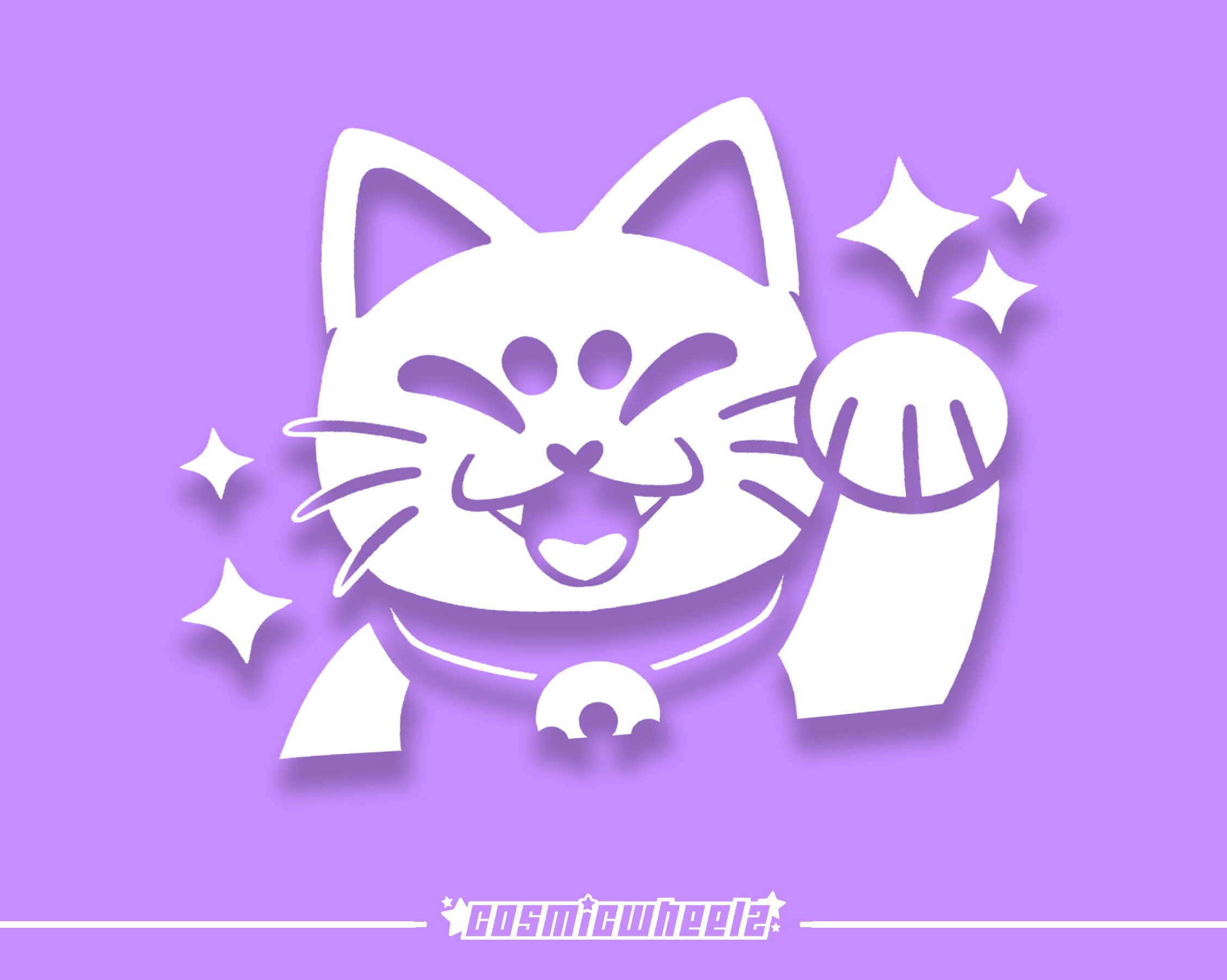 Beluga Cat Sticker for Sale by LUCKY DESIGNER