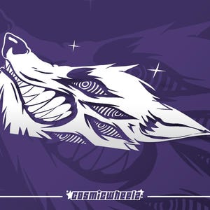 FOX DEVIL | Fox decal | anime peeker| aki fox demon | vinyl decal | bumper stickers