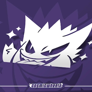 GENGAR PEEKER | car decal | vinyl decal | jdm