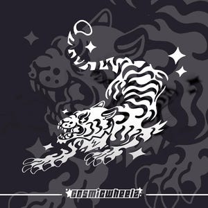 TIGER DECAL | jdm | car stickers | tiger sticker