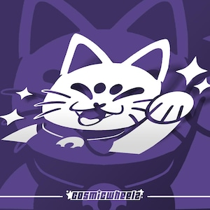 LUCKY CAT DECAL | vinyl Decal |