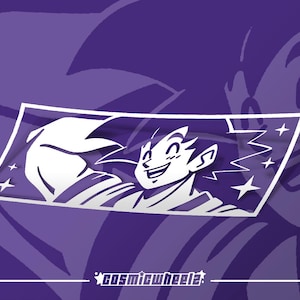 HAPPY GOKU DECAL | Dbz | Dragon Ball Z | Anime Decal | Vinyl |