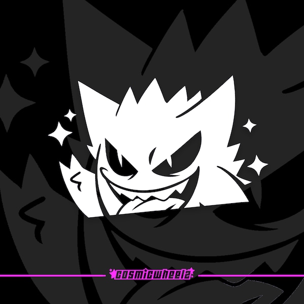 GENGAR PEEKER | car decal | vinyl decal | jdm